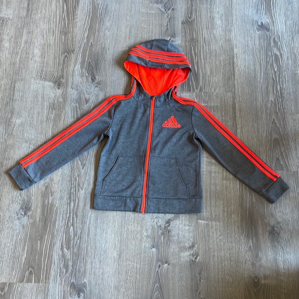 Adidas zip up hoodie size Small